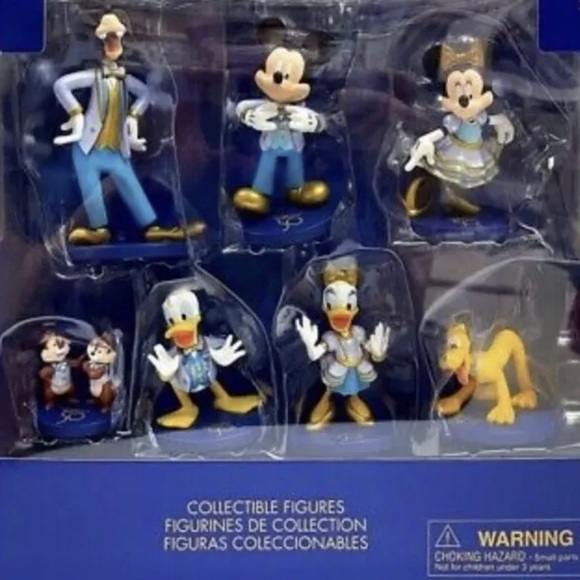 Walt Disney World 50th Anniversary Mickey Mouse & Friends Figures Set Play Set - Picture 1 of 1